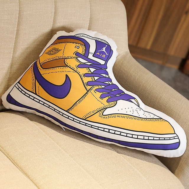 Retro Anchor Sneaker Pillow